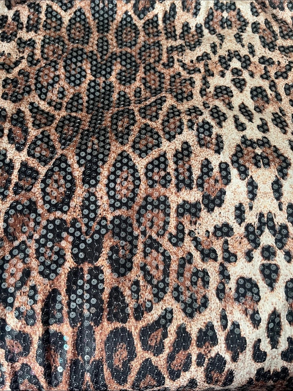 Cato Leopard Sequin Maxi Skirt Size Large NWT - Picture 7 of 8